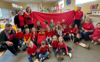 A la découverte du Canada lors de la journée “rouge” en maternelle