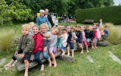 Sortie nature pour les maternelles aux Jardins de Brocéliande